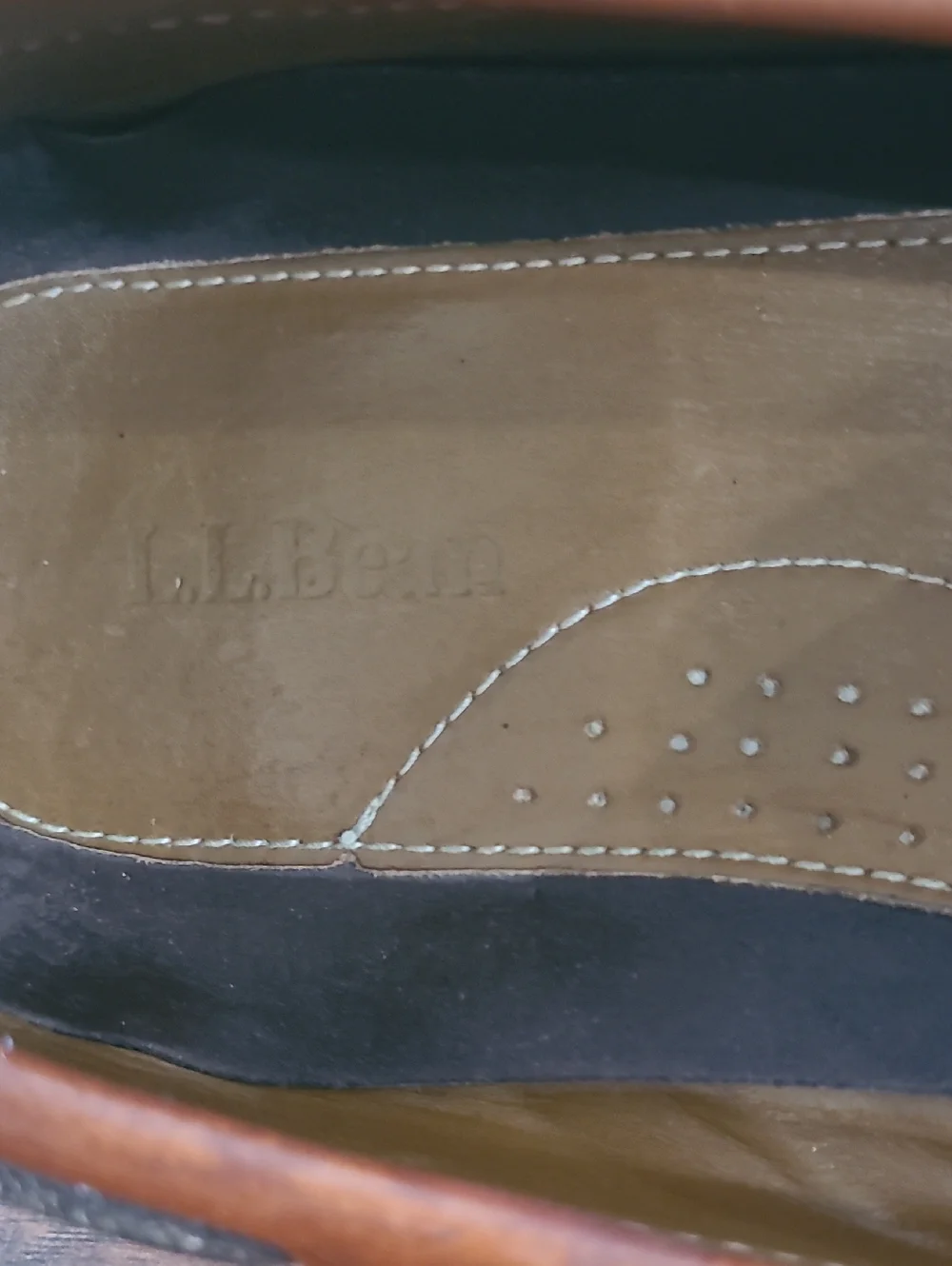 L L Bean Double Sole Men's Classic Leather Driving Moccasins - Brown Size 11